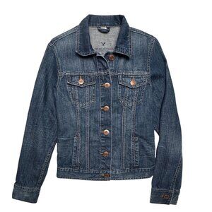 AMERICAN EAGLE BOYFRIEND JACKET COWGIRLCORE STREETWEAR DENIM 90’s Y2K CLASSIC M